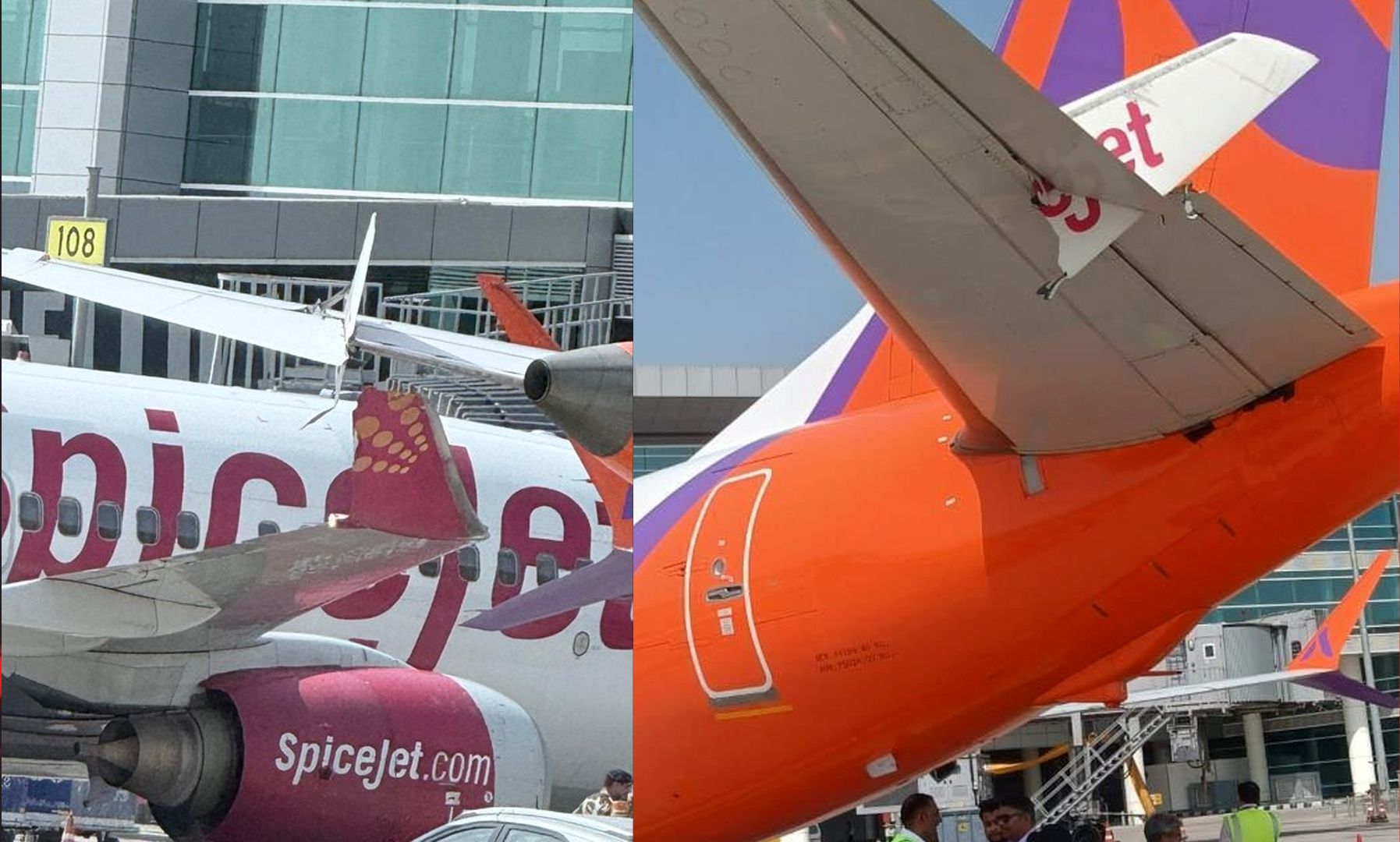 SpiceJet aircraft collides with Akasa plane in Delhi