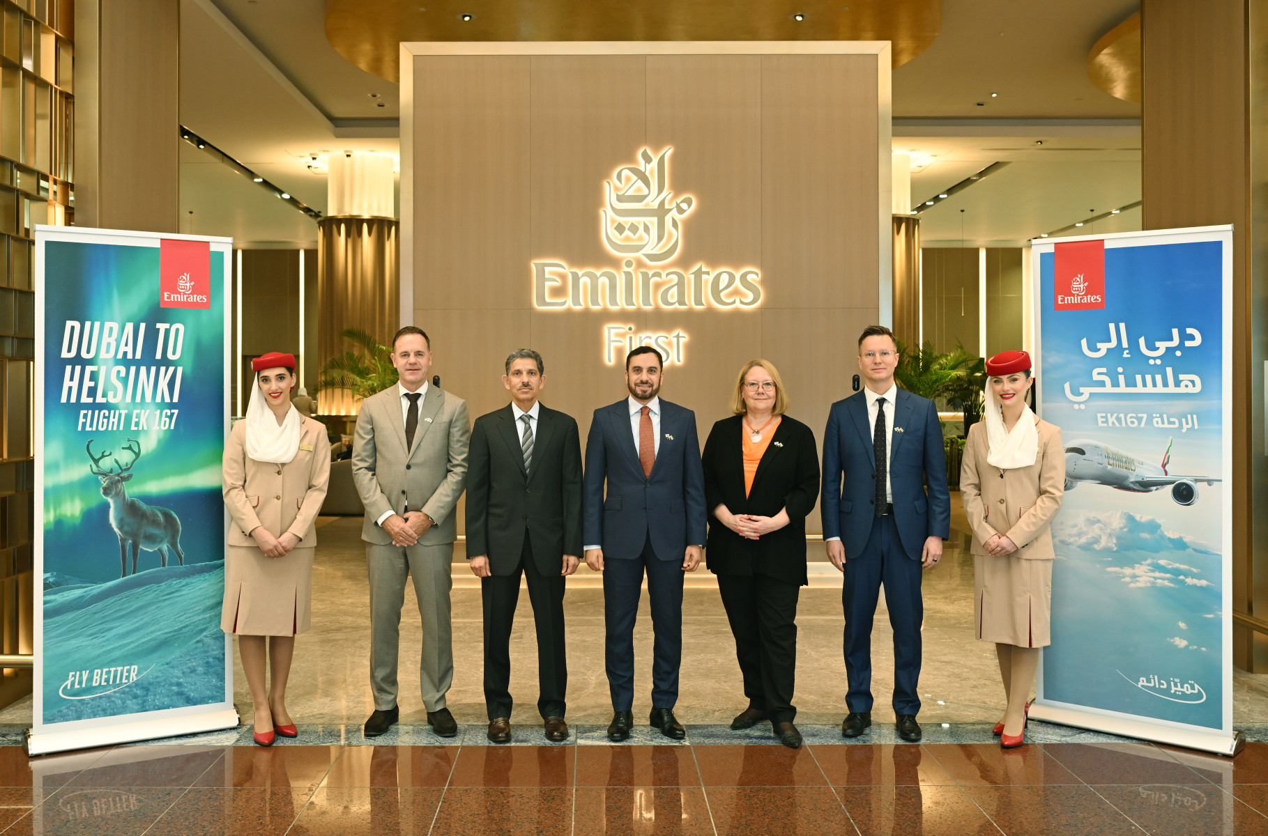 Emirates launches first Dubai-Helsinki flight, daily service on A350