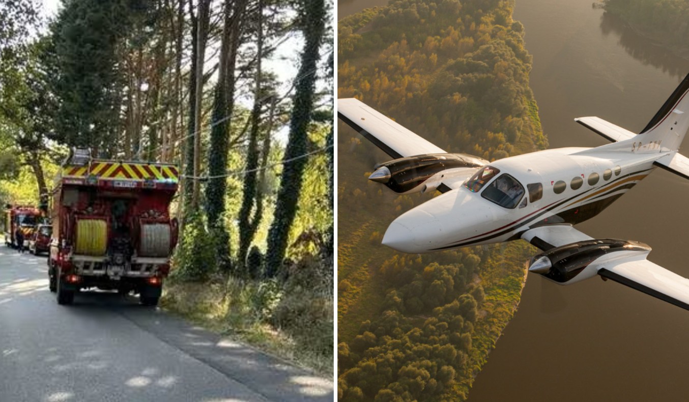 Two killed as plane crashes seconds before landing in France