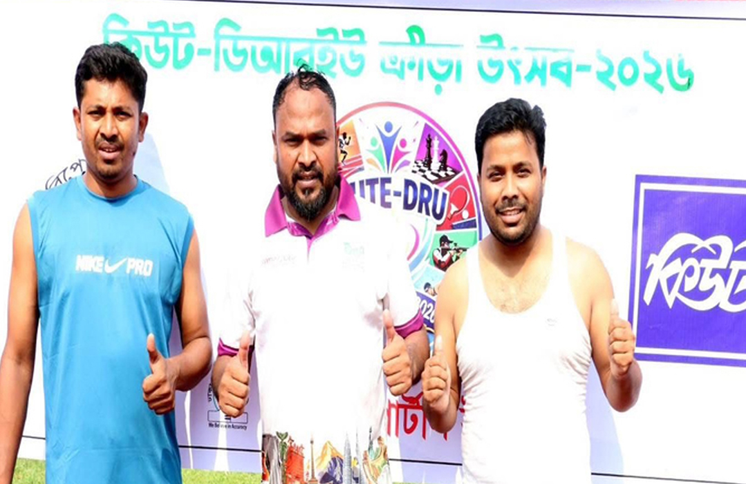 Baten Biplob emerge champion in 100-meter sprint