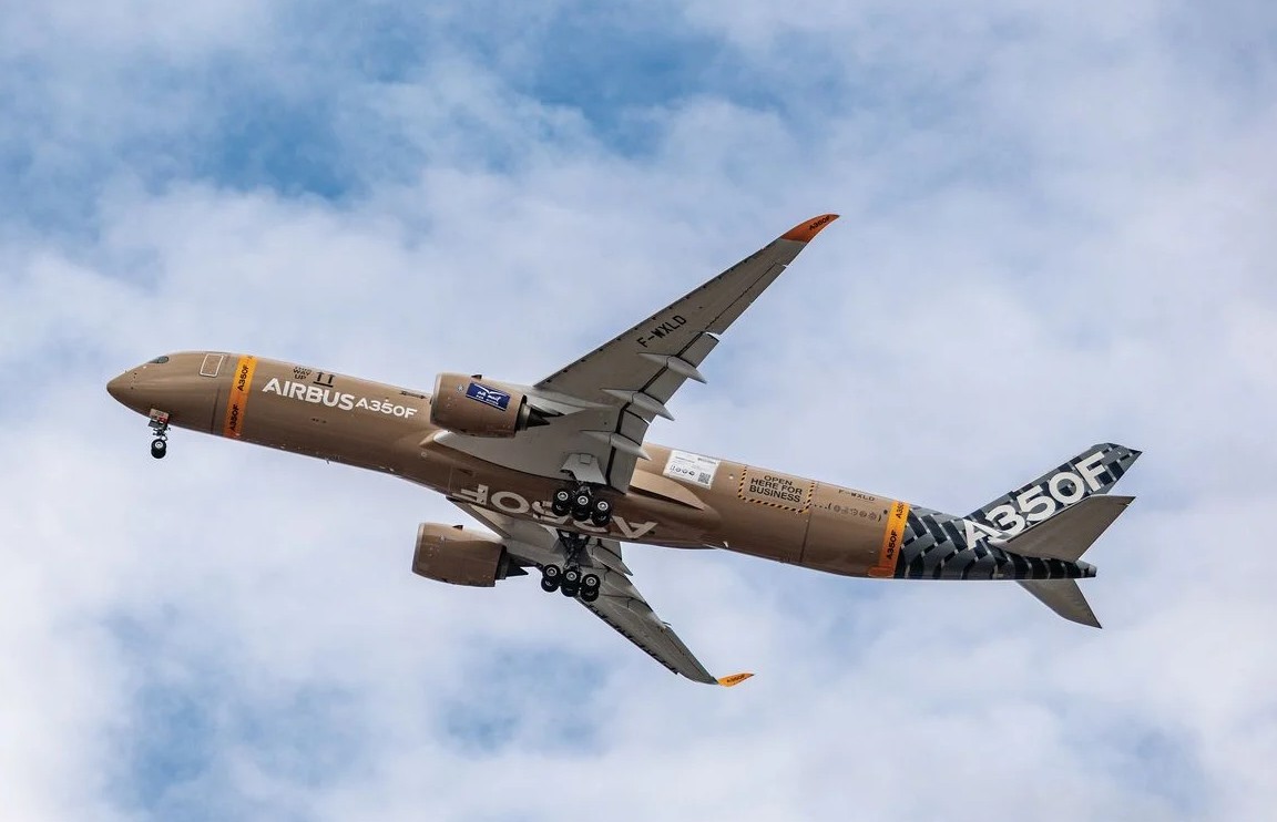 Airbus A350F cargo jet makes first flight from Toulouse